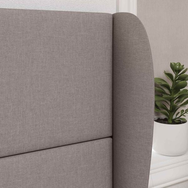 vidaXL Hoofdbord oor Beige 80 x 23 x 6 cm Stof