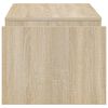 vidaXL Salontafel Sonoma Eiken 90 x 45 x 35 cm Bewerkt hout