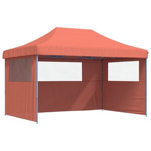 vidaXL Partytent 292 x 440 x 315 cm Terracotta Oxford Stof