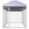 vidaXL Hondenkennel voor buiten met dak 382x192x225 m