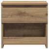 vidaXL Nachtkastjes 2 st 40x30x39 cm bewerkt hout artisanaal eiken
