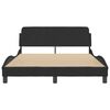 vidaXL Bedframe "Dover" 120x200 cm fluweel zwart