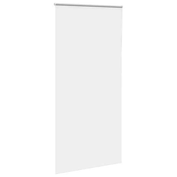 vidaXL Rolgordijn verduisterend 100x210cm stofbreedte 95,7cm wit