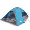vidaXL Koepeltent 4-persoons waterdicht blauw