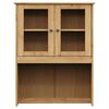 vidaXL Hoge kast VIGO 78x40x175 cm massief grenenhout