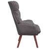 vidaXL Fauteuil Grijs 69 x 74 x 93 cm Kunstleer