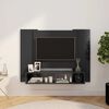vidaXL Tv-wandmeubel 120x23,5x90 cm bewerkt hout grijs