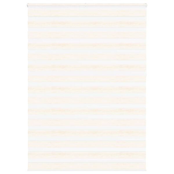 vidaXL Zebra Blind Marmer Beige 160x230 cm Stofbreedte 155,9 cm Polyester