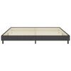vidaXL Boxspringframe stof grijs 200x200 cm