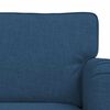 vidaXL Bank 2 pcs Blauw 144 x 80 x 85 cm Stof