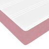 vidaXL Ottoman bed met matras 80x200cm fluweel roze