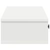 vidaXL Wandschap met lades 100x37,5x19 cm bewerkt hout wit