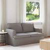 vidaXL Bank Taupe 144 x 80 x 85 cm Stof