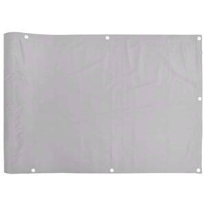 vidaXL Balkonscherm 400x120 cm PVC grijs
