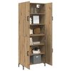vidaXL Highboard artisanaal eikenkleurig 69,5 x 34 x 180 cm
