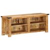 vidaXL Tv-meubel 110x35x40 cm massief ruw mangohout