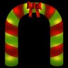 VidaXL Kerstboog opblaasbaar met LED's 270 cm