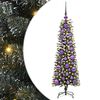 vidaXL Kunstkerstboom Groen 120 cm PVC en Plastic en Staal