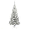 vidaXL Kerstboom met 300 LED met standaard Zilver 180 cm PET