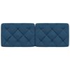 vidaXL Hoofdbordkussen 120 cm stof blauw