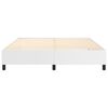vidaXL Boxspring bed kunstleer wit 180x200 cm