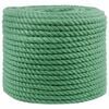 vidaXL Jute Touw 10 mm Groen 100% Tossa jute