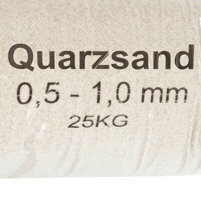 vidaXL Filterzand 25 kg 0,5-1,0 mm