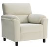 vidaXL Bank Cr&egrave;mekleurig 94 x 85 x 93 cm fluweel