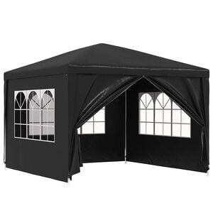 vidaXL Partytent 3x3 m antracietkleurig