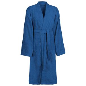 vidaXL Badjas KINN Blauw S Katoen