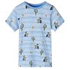 Kindershirt 128 gemengd blauw