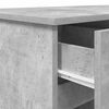 vidaXL Bureau met lade Betongrijs 140 x 49 x 76 cm Bewerkt hout