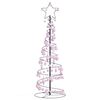 vidaXL LED-kerstboom met kerstballen 100 LED's warm wit 150 cm