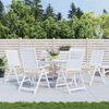 vidaXL Tuinstoelkussens 6 st 40x40x4 cm oxford stof beige