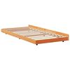 vidaXL Bedframe Bruin 90 x 200 cm Massief grenenhout