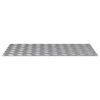vidaXL Trap Tread Rechthoekig 4 pcs Zilver 90 x 50 cm Aluminium