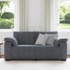 vidaXL Loveseat bank 180x77x82 cm fluweel donkergrijs