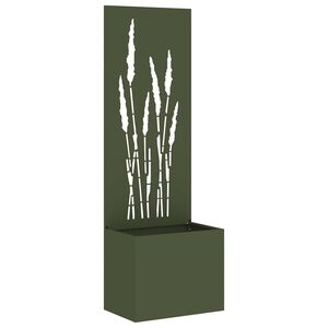 vidaXL Tuin Privacy Screen Fretwerk Olijfgroen 50 x 32 x 150 cm