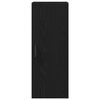 vidaXL Wandkast 34,5x34x90 cm bewerkt hout zwart eikenkleurig