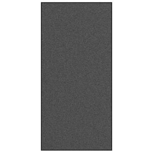 vidaXL Deurmat Anders Antraciet en Zwart 120 x 250 cm Polyamide en PVC