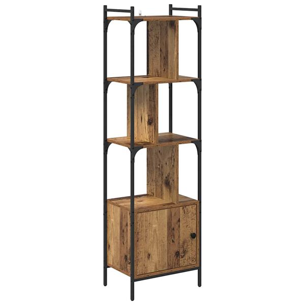 vidaXL Boekenkast Oud Hout 44,5 x 30 x 154,5 cm Bewerkt hout