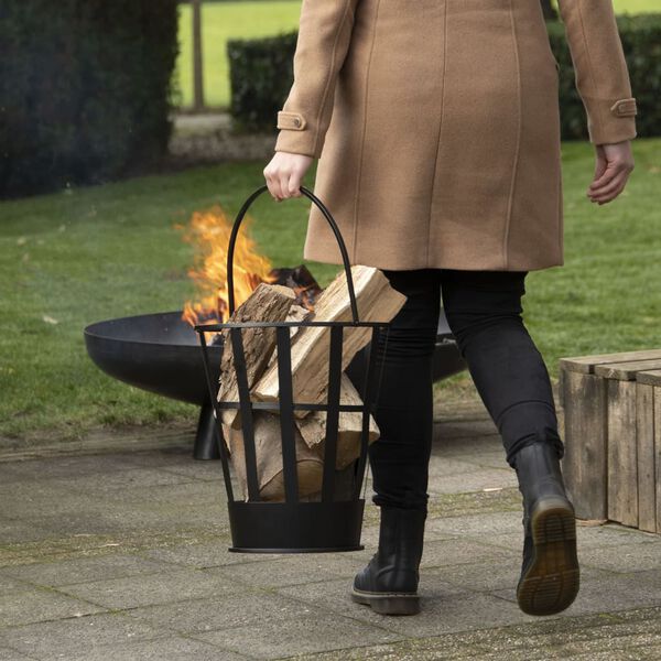 Esschert Design Vuuremmer staal zwart