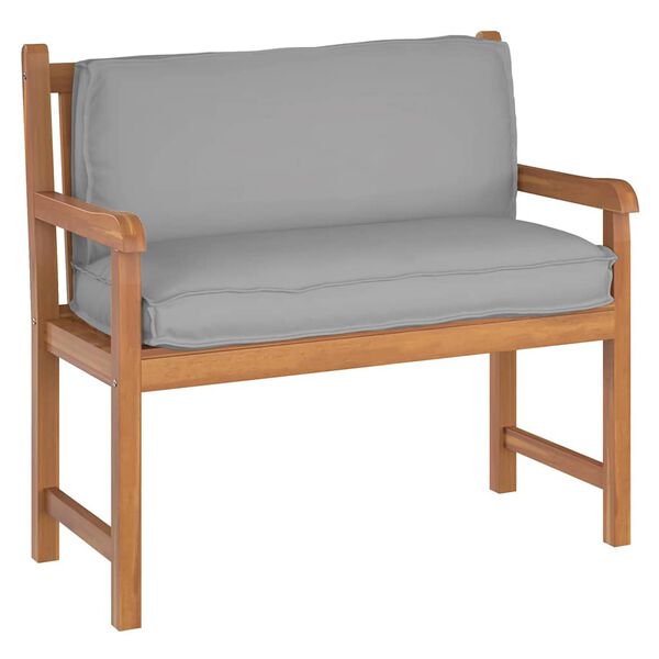 vidaXL Palletkussen voor rugleuning Grijs 120 x 40 x 12 cm Oxford stof