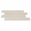 vidaXL Subway Tegel 10 pcs Beige 29.4 x 21.4 cm Polyurethaan en PET