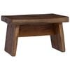 vidaXL Kruk Naturel 29 x 20 x 17 cm Mahoniehout
