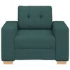 vidaXL Sofastoel Donkergroen 60 cm Stof