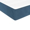vidaXL Pocketveringmatras medium 140x220x20 cm fluweel donkerblauw