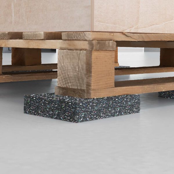 vidaXL Rubberen Roller Zwart Rubber