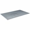 vidaXL Rooster zilver 100 x 60 x 2 cm Warmgedipt Gegalvaniseerd Staal