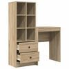 vidaXL Bureau met lade 2 pcs Sonoma Eiken